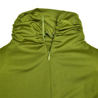 שמלת גולף ירוקה ארוכה וצמודה